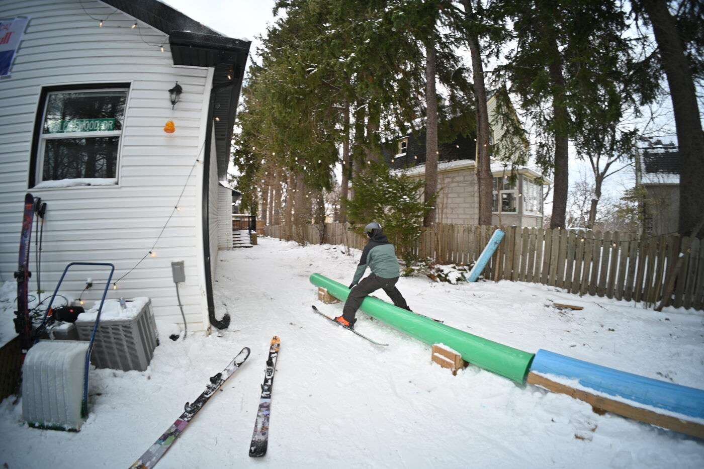 Approaching the rail